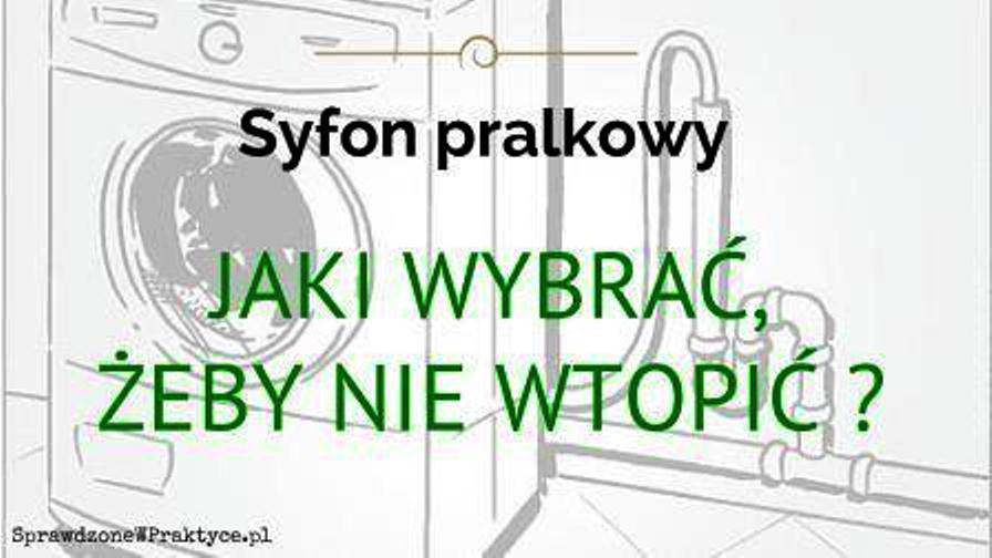 Syfon pralkowy