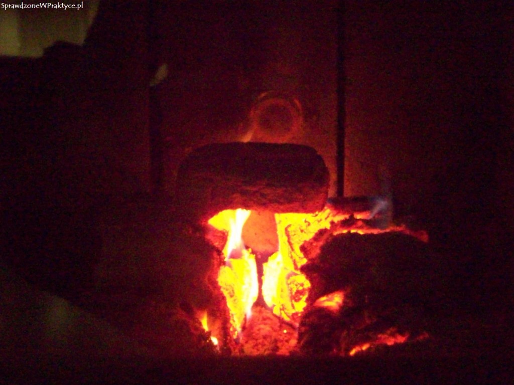 po 2,5 godzinie od rozpalenia
