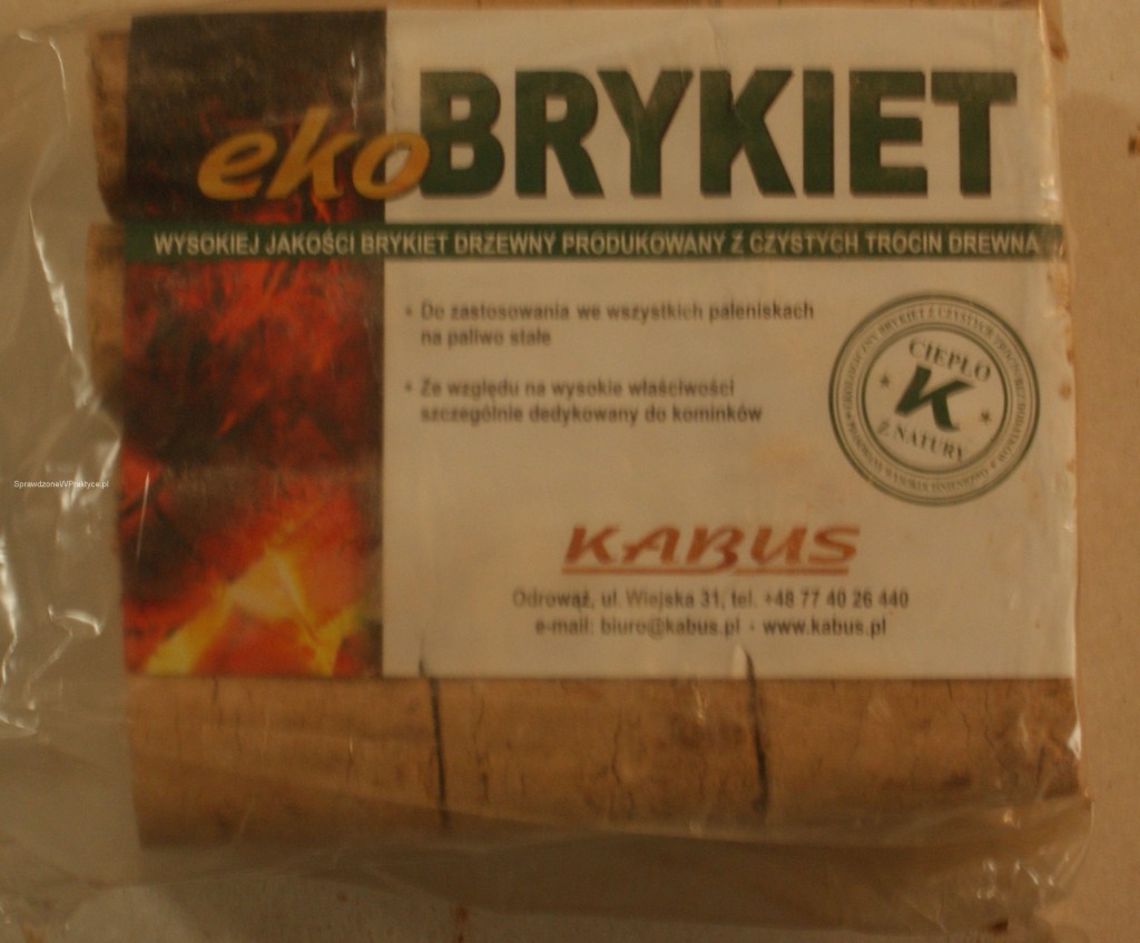 Brykiet RUF KABUS opakowanie