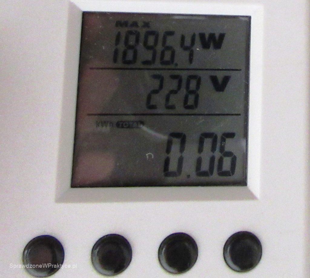 Koszt zagotowania 5 szklanek wody