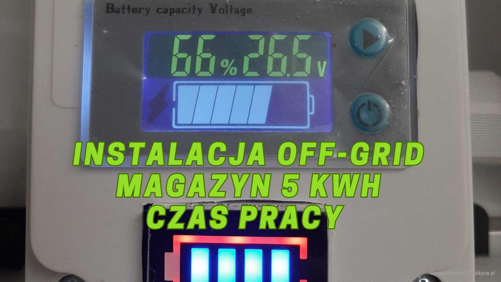 Instalacja offgrid czas pracy