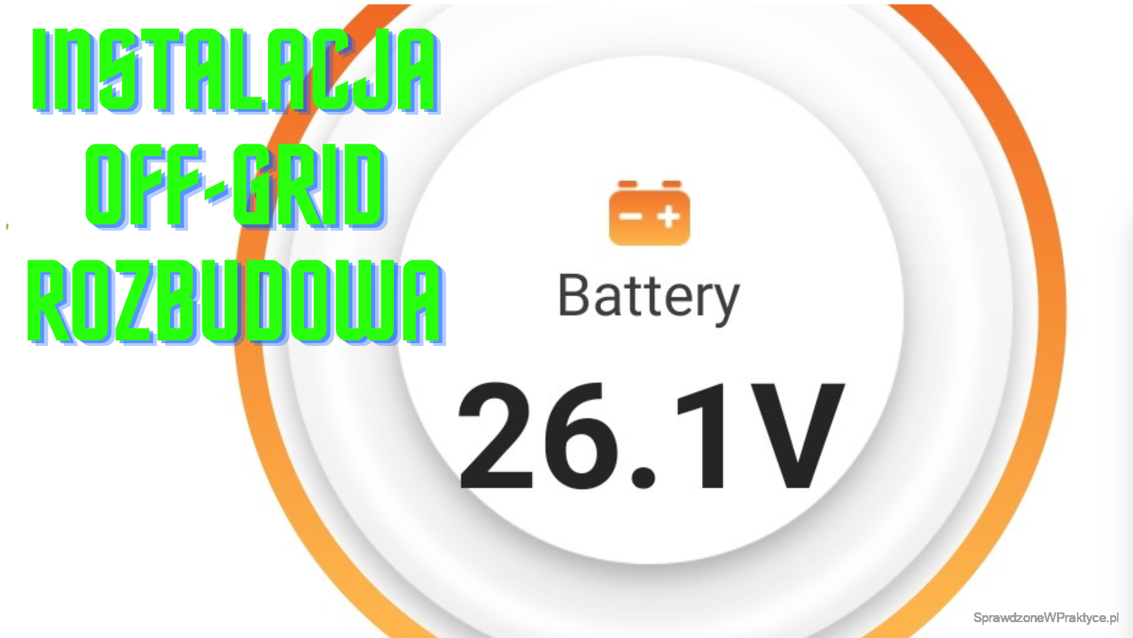 Rozbudowa instalacji off-grid