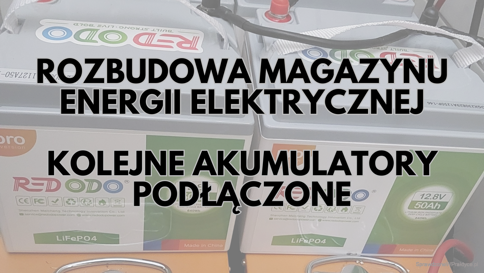Rozbudowa magazynu energii elektrycznej