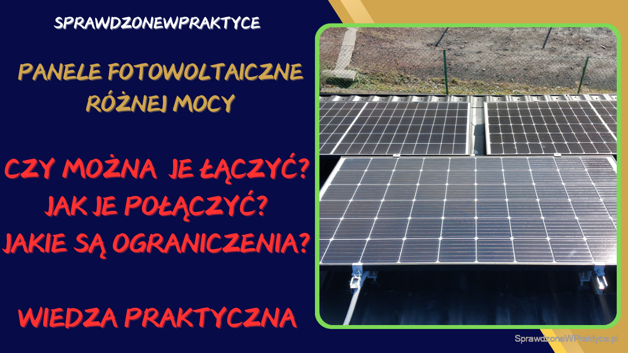 Sposoby łączenia paneli fotowoltaicznych